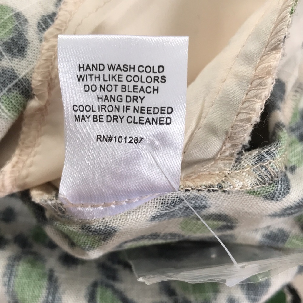 New ALEXIA ADMOR Green Leopard Print Button Front… - image 7